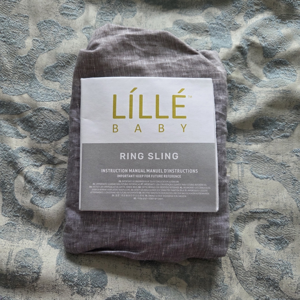 LÍLLÉbaby Charcoal Ring Sling for Kids